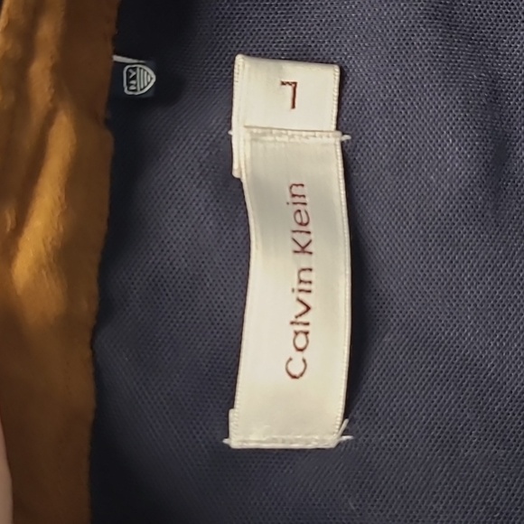 Calvin Klein Size L Navy Blue Polo - Picture 5 of 6